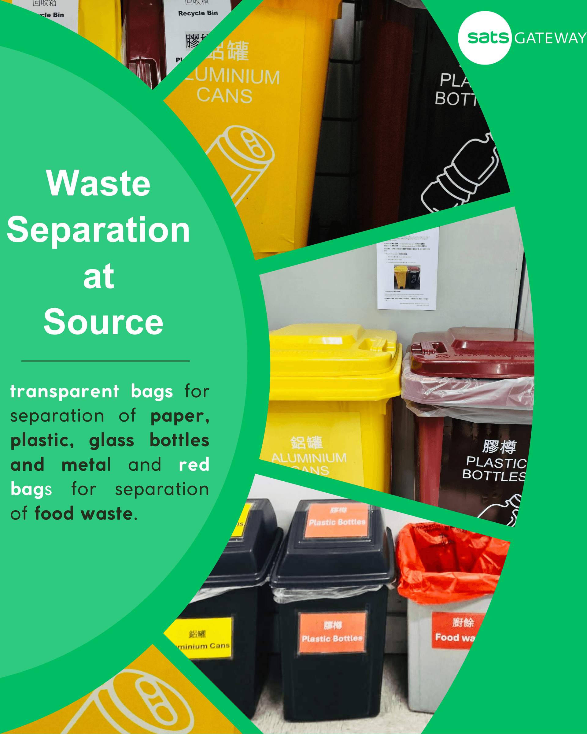 SATS HK Implements Source Separation Recycling Scheme for Waste Sorting and Recovery